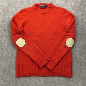 Vintage Greenfields Men’s Med Pure New Wool Pullover Red